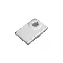 Visitekaartjes houder mannen & vrouwen - Kaarthouder Pasjes - Uitschuifbaar - Creditcardhouder RFID - Aluminium - Zilver