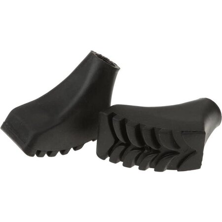 Merkloos Nordic Walking Doppen - 1 Paar - Variant 2 - Universeel - Wandelstok Voetjes - Zwart - Set van 2