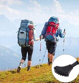 Merkloos Nordic Walking Doppen - 1 Paar - Variant 2 - Universeel - Wandelstok Voetjes - Zwart - Set van 2