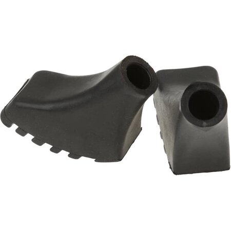 Merkloos Nordic Walking Doppen - 1 Paar - Variant 2 - Universeel - Wandelstok Voetjes - Zwart - Set van 2