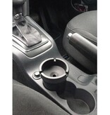 Banzaa Auto/strand/tuin asbak met deksel - kunststof - groen - 11 x 8 cm