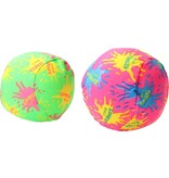 Merkloos Splash Waterballen 4 Stuks 7cm – Zomerbal van Polyester – Stressbal – Splash Ball – Groen Roze