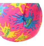 Merkloos Splash Waterbal 10cm 2 stuks – Zomerbal van Polyester – Stressbal – Splash Ball – Groen, Roze