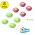 Merkloos Splash Waterballen 8 Kleine Balletjes 5,5cm – Zomerbal van Polyester – Stressbal – Splash Bal – Multicolor
