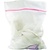 Merkloos Waszak met rits voor in de wasmachine - Laundry bag BH lingerie sokken ondergoed -  30 x 40 cm - Wit