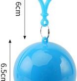 Banzaa Regenponcho in Bal met Haak Set 3 stuks Oranje