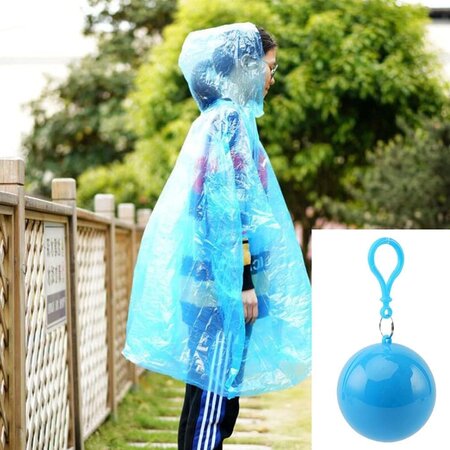 Banzaa Regenponcho in Bal met Haak Set 3 stuks Oranje