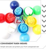 Banzaa Regenponcho in Bal met Haak Set 3 stuks Oranje