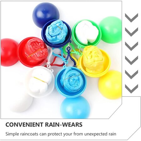 Banzaa Regenponcho in Bal met Haak Set 3 stuks Oranje