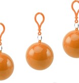 Banzaa Regenponcho in Bal met Haak Set 3 stuks Oranje
