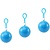 Banzaa Regenponcho in Bal met Haak Set 3 stuks Blauw