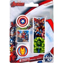 Avengers gommen set 4 stuks
