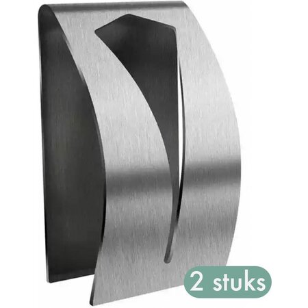 Home Towel hanger - Handdoek haak - RVS - Set van 2
