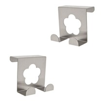 Towel hanger - Handdoek haak - RVS - Set van 2