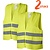 Merkloos Geel Veiligheidshesje met Reflectie - 2 Stuks - Veiligheidsvest - Reflectievest