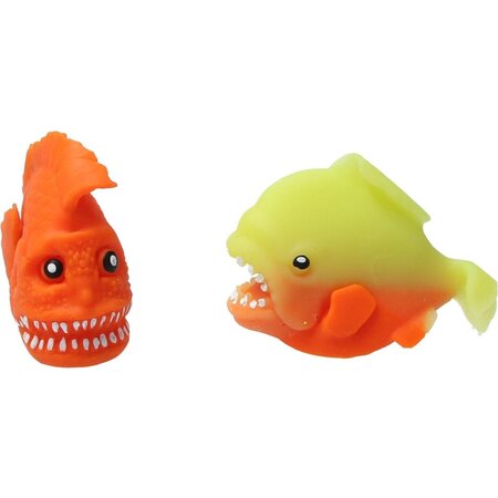 Banzaa Banzaa Fidget Zeemonster, zeedieren ‒ Anti stress Knijp Speelgoed - 10 stuks