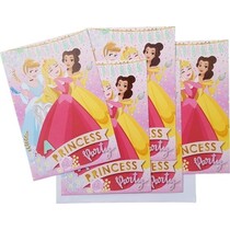 Uitnodigingen Disney Prinsesjes 5 stuks