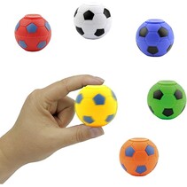 Fidget spinner voetbal -  Anti stress - Set 3 stuks - Meerdere kleuren