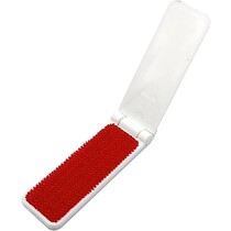 Kledingborstel & Schoenlepel 2-in-1 - Opklapbaar 19 x 3,5 cm - Wit