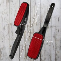 Kledingborstel | Ontpluizer | Pluizenverwijderaar | Rood | Draaibaar | 26x5x6cm