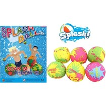 Splash bal voor in zwembad zee - 5 Cm - 6 Stuks