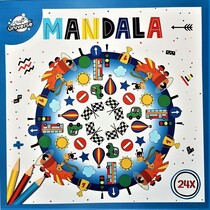 Mandala Kleurboek voor Kinderen verkeer en vervoer - geschikt voor kleurpotloden en kleurstiften