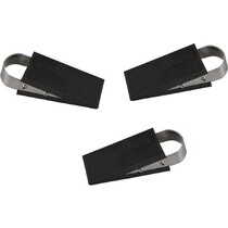 Deurstopper RVS -Rubber Wig- 3 stuks
