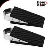 Merkloos Premium Deurstopper Stevige Rubberen Deurwig (set van 2) - Deurvastzetter, Deurklem voor binnen - en buitendeuren,