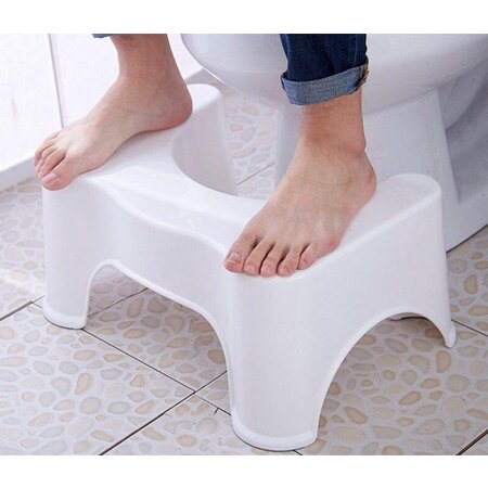 Verk Group Toiletkrukje - WC Krukje - Toilet – Toilet squatty - Opstapkrukje voor kinderen - Potty training - Toilet Krukje Peuter - WC Krukje Volwassenen – Poepkrukje - WC Trapje - WC Krukje voor de juiste houding