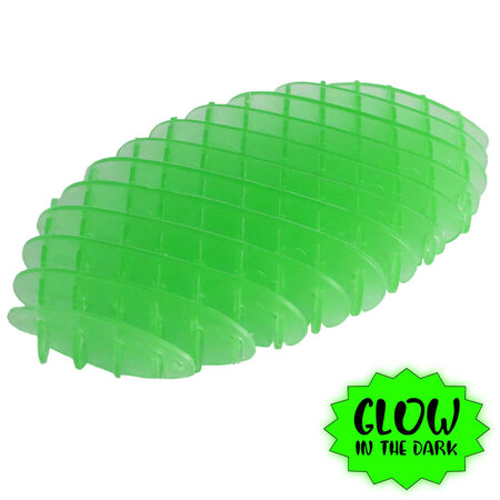 Merkloos Magic Fidget Worm - 12 cm - Mix Kleur - Glow in the dark - Bekend van o.a. TikTok