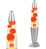 Merkloos Lavalamp - Sfeerlamp - Oranje - Stekker - 35cm