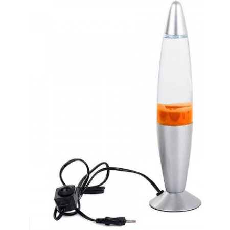 Merkloos Lavalamp - Sfeerlamp - Oranje - Stekker - 35cm