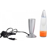 Merkloos Lavalamp - Sfeerlamp - Oranje - Stekker - 35cm