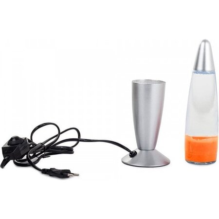 Merkloos Lavalamp - Sfeerlamp - Oranje - Stekker - 35cm