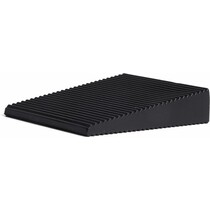 Benson Flexibele deurstopper - rubber - zwart - 16 mm - per stuk