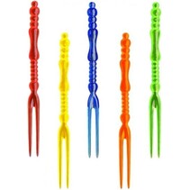 Feest bestek - Gebaksvorkjes - Wegwerp Vorken - 11 Cm - 24 Stuks - Plastic