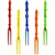 Folat Feest bestek - Gebaksvorkjes - Wegwerp vorken - 11 Cm - 24 stuks - Plastic