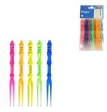 Folat  Feest bestek - Gebaksvorkjes - Wegwerp vorken - 11 Cm - 24 stuks - Plastic