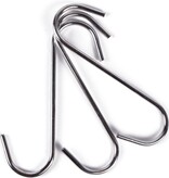 Benson Benson S-haak chroom - 100 mm - 3 stuks