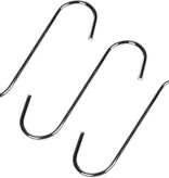 Benson Benson S-haak chroom - 100 mm - 3 stuks