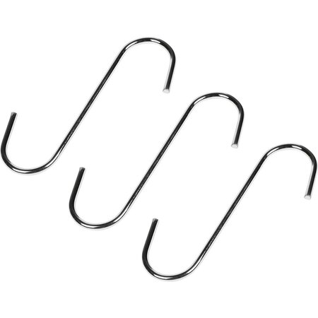 Benson Benson S-haak chroom - 100 mm - 3 stuks