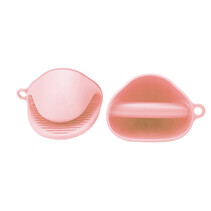 Siliconen pannenlap - Hittebestendig - Ovenwanten - Ovenhandschoenen - BBQ Set van 2 stuks - Roze