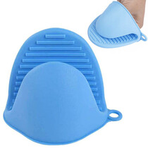 Siliconen pannenlap - Hittebestendig - Ovenwanten - Ovenhandschoenen - BBQ Set van 2 stuks - Blauw