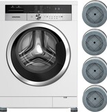 Verk Group Trillingsdempers - 4 Stuks - Wasmachine Accessoires - Anti-Trillingsmat - Geluiddempers - Wasmachine Stabilisatoren