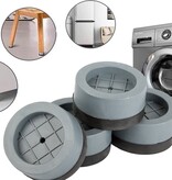 Verk Group Trillingsdempers - 4 Stuks - Wasmachine Accessoires - Anti-Trillingsmat - Geluiddempers - Wasmachine Stabilisatoren