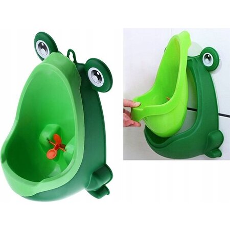 Merkloos Urinoir voor de kleine man {KIKKER} | wc trainer - zindelijkheidstraining kind - plaspot - plaspotje jongens - peuter - kinderpotje