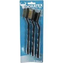Draadborstels 18 cm set van 3