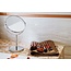 Eleganza Make up spiegel - Dubbelzijdig - Rond - Staand