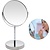 Eleganza Make-up Spiegel met 2x Vergroting - make-up spiegel - 360 Graden Verstelbare Scheerspiegel - Ronde Spiegel met Modern Design - Chroom Afwerking - Ideaal voor Badkamer en Slaapkamer