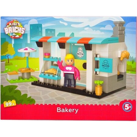 Kids Bricks Kids Bricks - Bakkerij - Bouwset - 99 delig